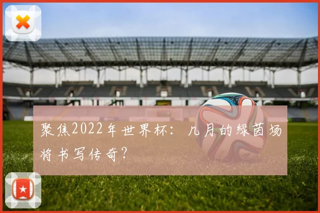 聚焦2022年世界杯：几月的绿茵场将书写传奇？